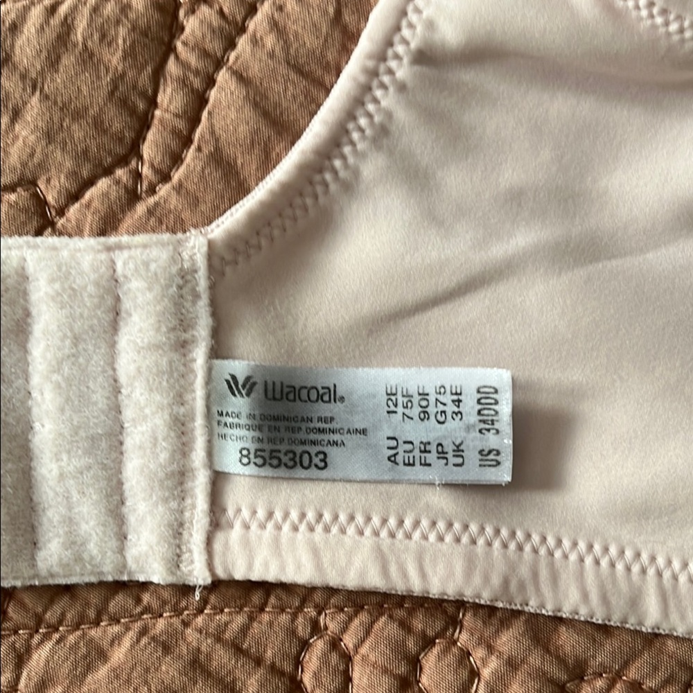 Wacoal Back Appeal® Underwire Bra- Rose Dust 855303 - Picture 2 of 10